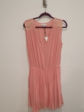 NWT Heartloom Sleeveless V-Neck Dress in Dusty Rose Size Large